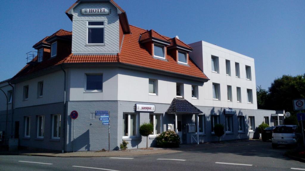 Hotel Am Nordkreuz Harrislee Bagian luar foto